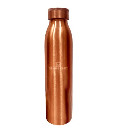 1 Litre Pure Copper Bottle – Leakproof & Slim Design | Ayurvedic Drinkware by Mannar Craft