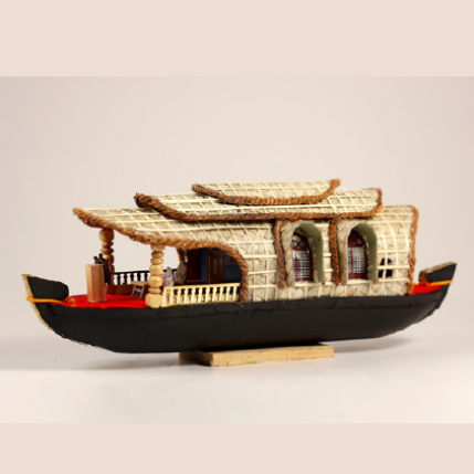 Kerala Houseboat - Handcrafted Wooden Home Decor & Unique Gift - Model 6