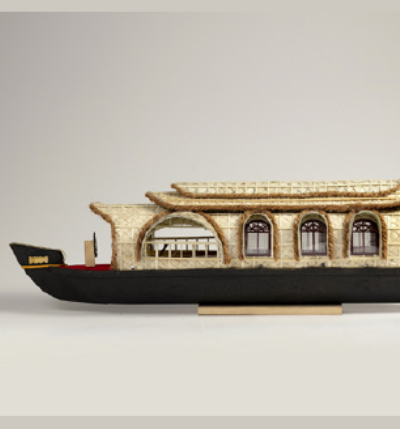 Kerala Houseboat - Handcrafted Wooden Home Decor & Unique Gift - Model 8