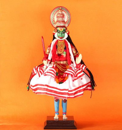 Kerala Kathakali Model (Pacha Vesham)
