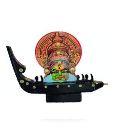 Printed Kathakali with Boatmen Table Decor | Traditional Indian Art for Home and Office 