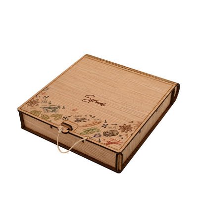 Mannar Craft Designer Spice Box with Dry fruits