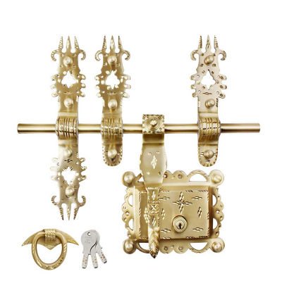 Manichitratazhu Aldrop without Head with Brass Matte Finish 