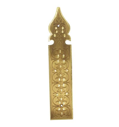 Mannar Craft Brass Decorative Patta for Main Door – Antique Finish | Traditional Door Ornament