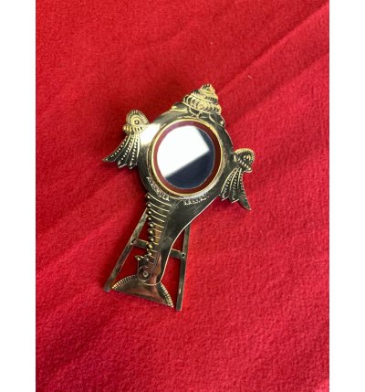 Aranmula kannadi, shank stand vertical model (metal mirror) 2.75 inch