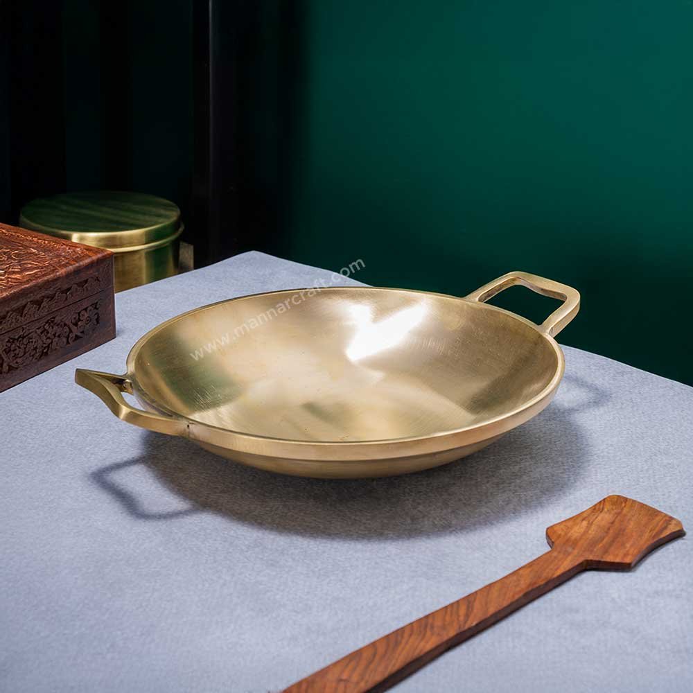 Bronze Pan – Appachatty Fry Pan | Handcrafted Healthy Cookware for Everyday Use