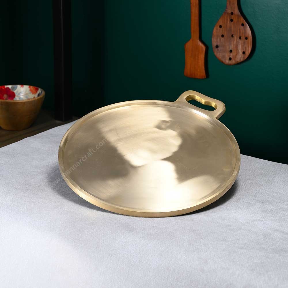 Authentic Bronze Dosa Tawa – Natural Non-Stick Premium Cookware