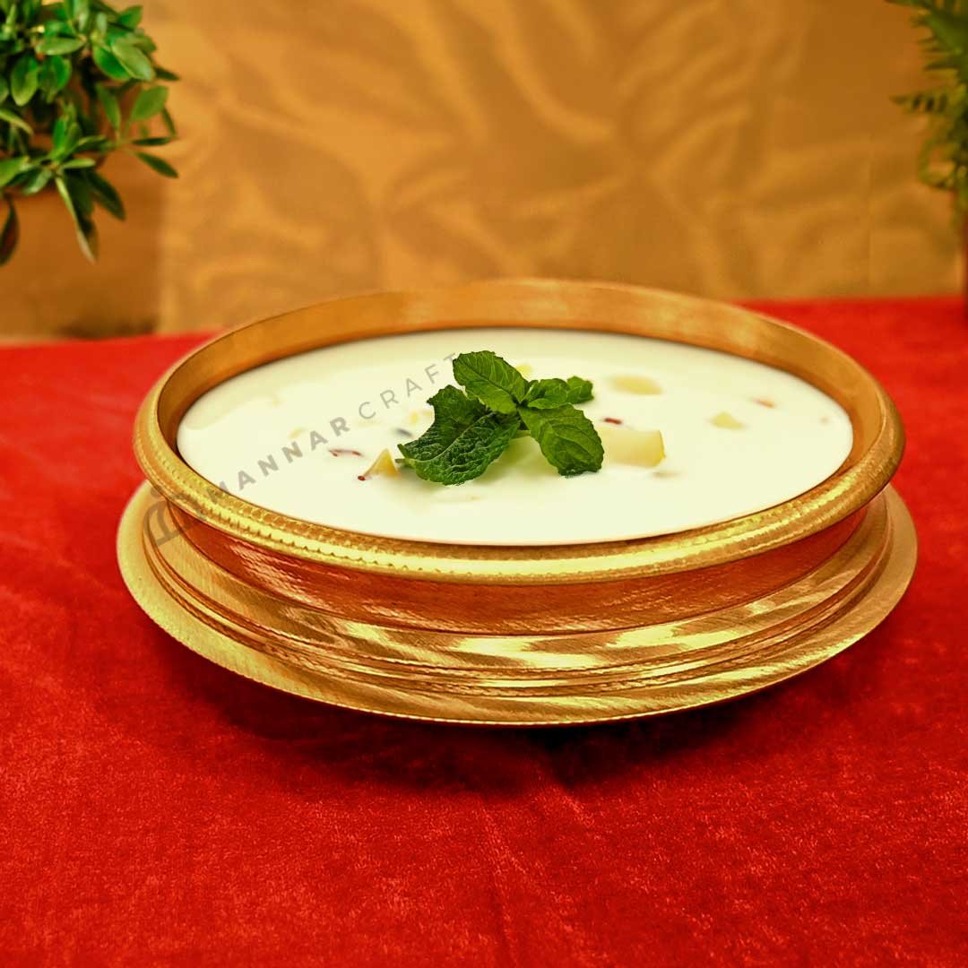 Traditional Bronze Uruli – Authentic Indian Cooking Vessel for Payasam & Traditional Dishes
