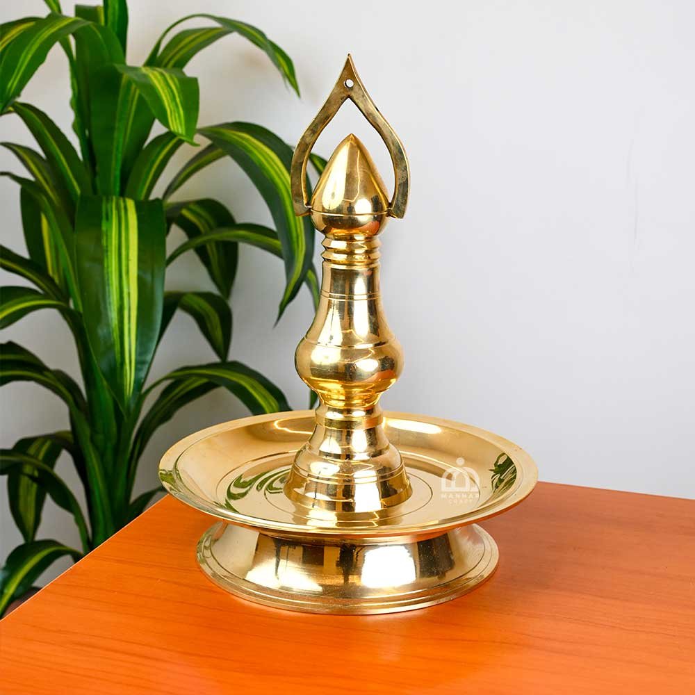 Traditional Kerala Handmade Hanging Lamp – Authentic Brass Oil Lamp for Home & Temple Décor