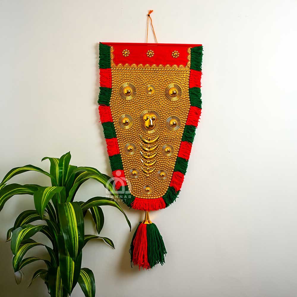 Handcrafted Traditional Nettipattam – Authentic Kerala Home DEcor & Perfect Gifting – 3.5 Feet