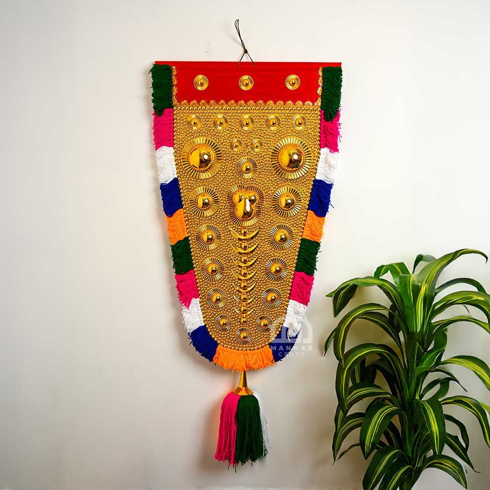 Handmade Nettipattam – Traditional Kerala Elephant Caparison | Handcrafted Wall Decor & Gift
