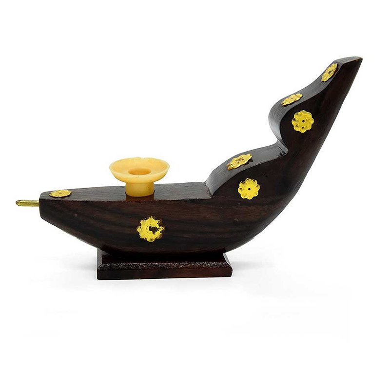 Traditional Kerala Chundan Boat Miniature with Pen Holder, 1 Holder