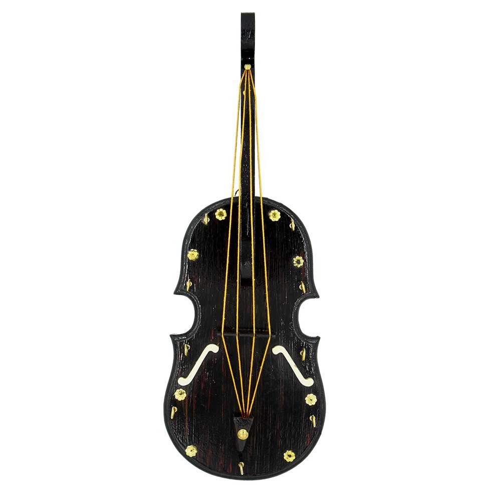 Violin Shape Wall Key Hanger (Medium) | Handcrafted Decorative Key Holder for Home & Office