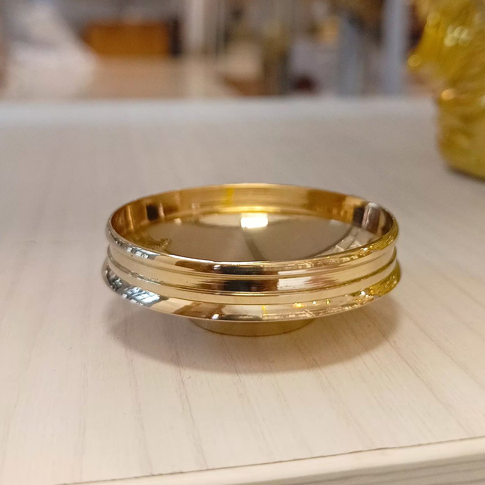 Polished Brass Tiny Uruli (Set of 10) – Mini Decorative Uruli Bowls for Home Décor, Pooja, Festivals & Gifting