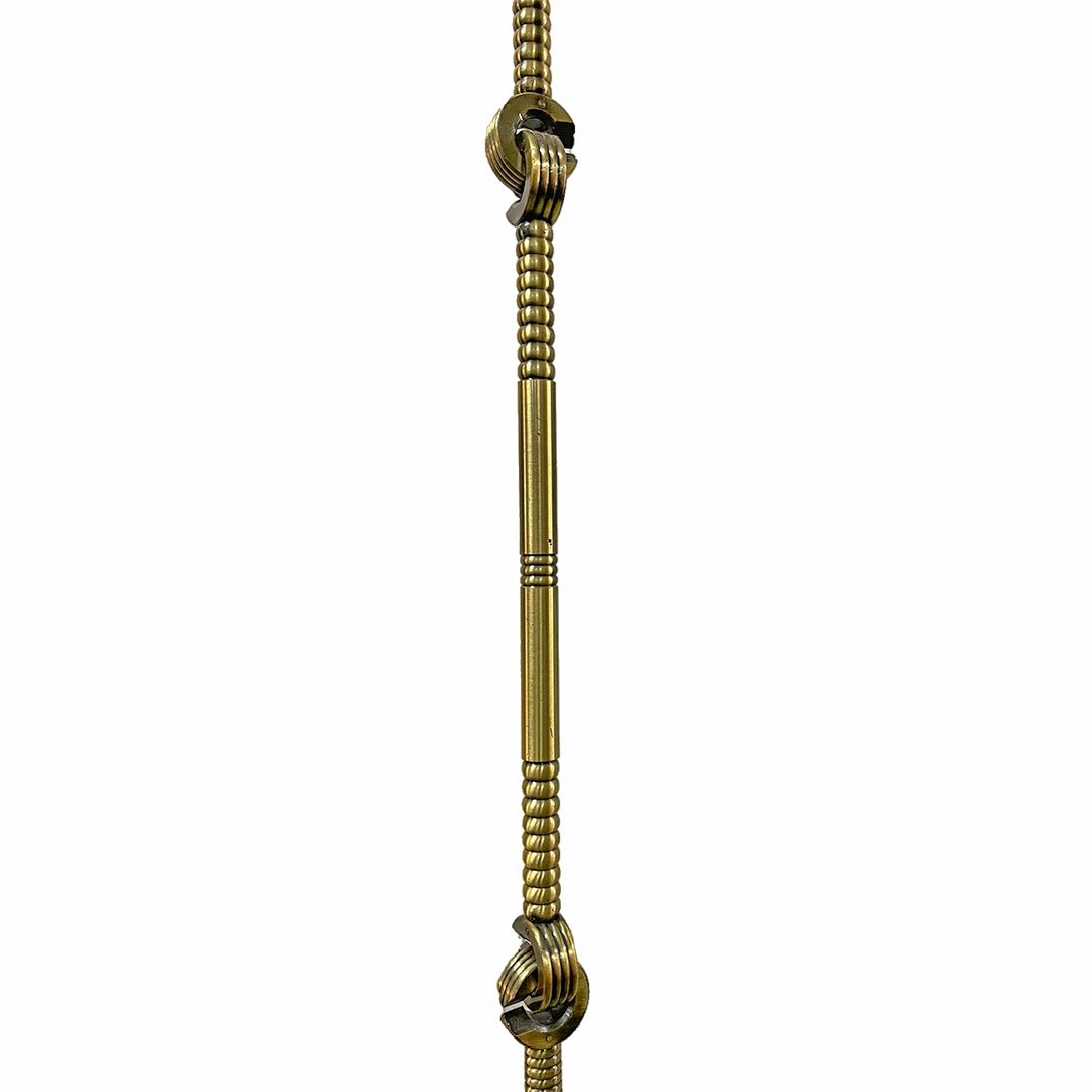 Brass Swing Rod Jula Full Set – 1 Feet – Antique Finish | Decorative Swing Support Hardware