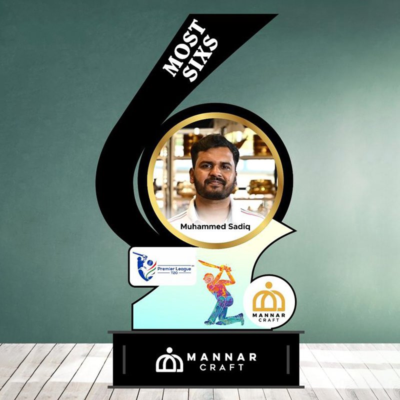 Mannar craft special appreciation Memento with photo-Most sixes