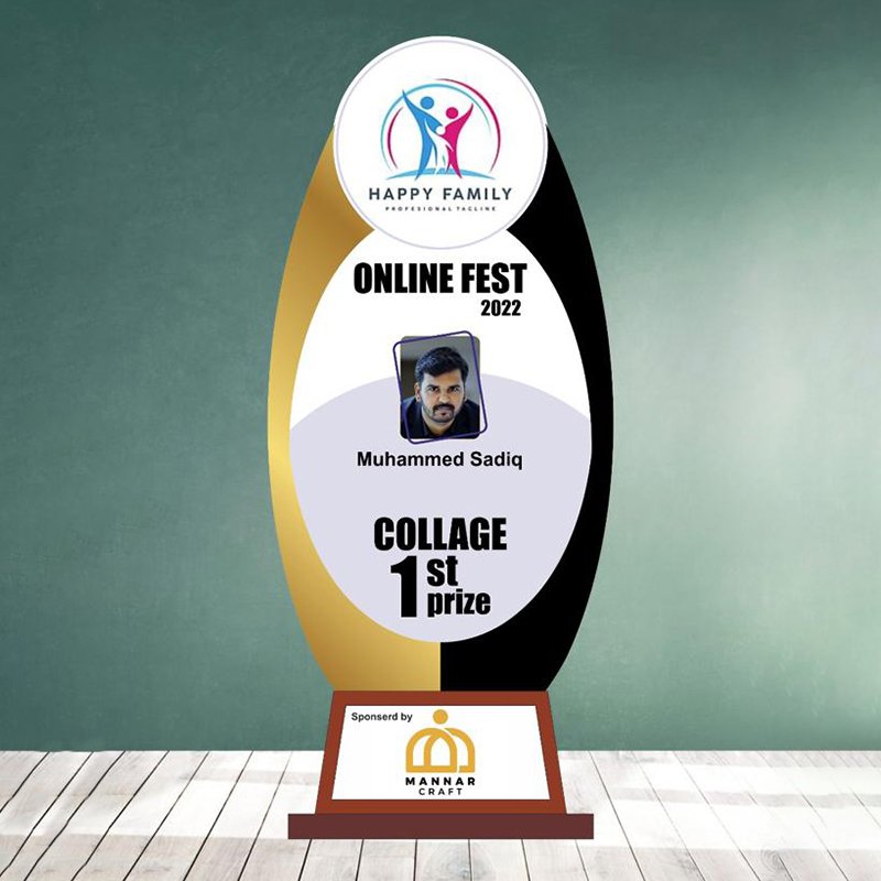 Mannar craft Special Appreciation Memento with Photo