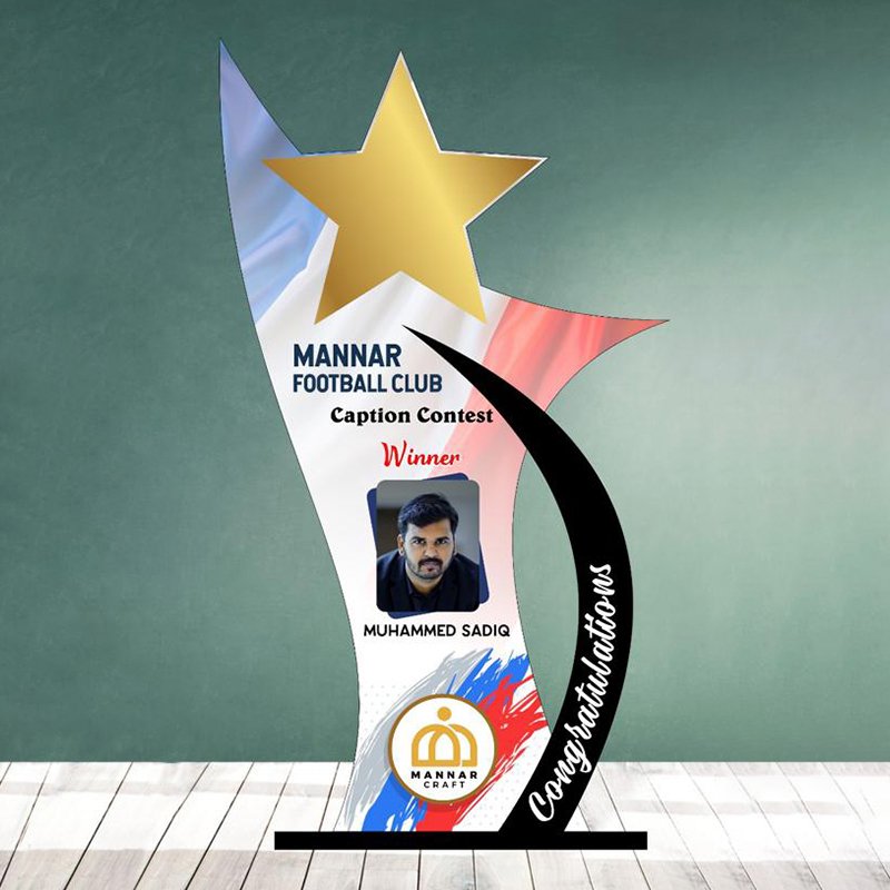 Mannar craft Special Appreciation Memento with Photo