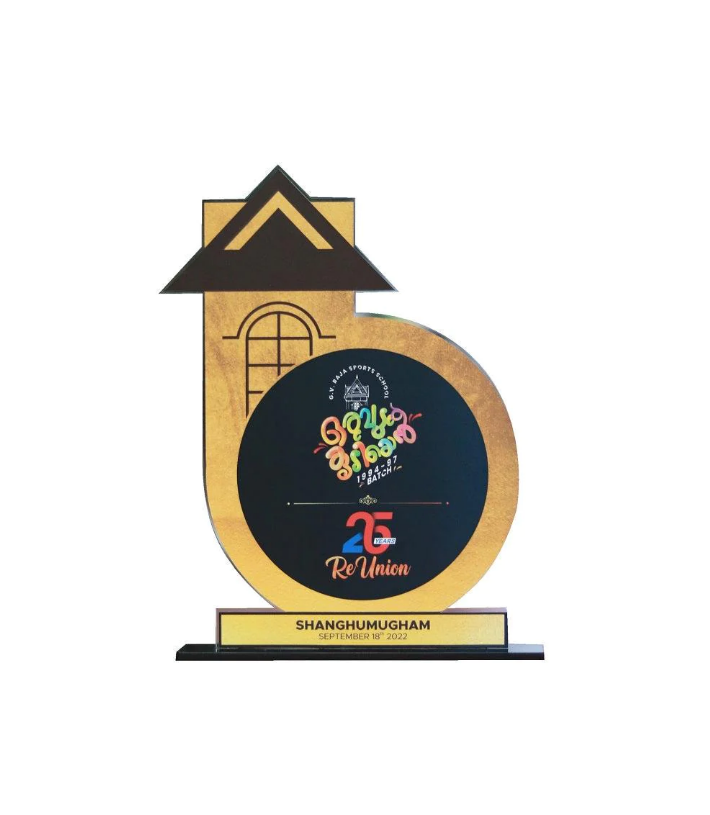 Mannar Craft Multicolor Acrylic Customized Mementos,8H X 6W Inches