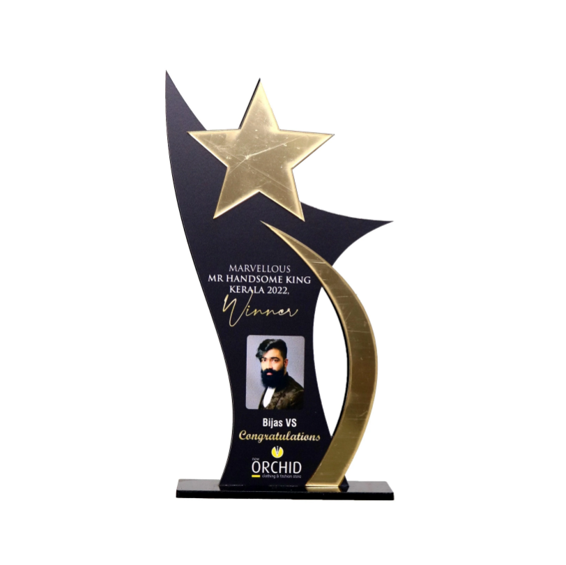 Mannar Craft Acrylic Customized Mementos,8 X 4.3 Inches