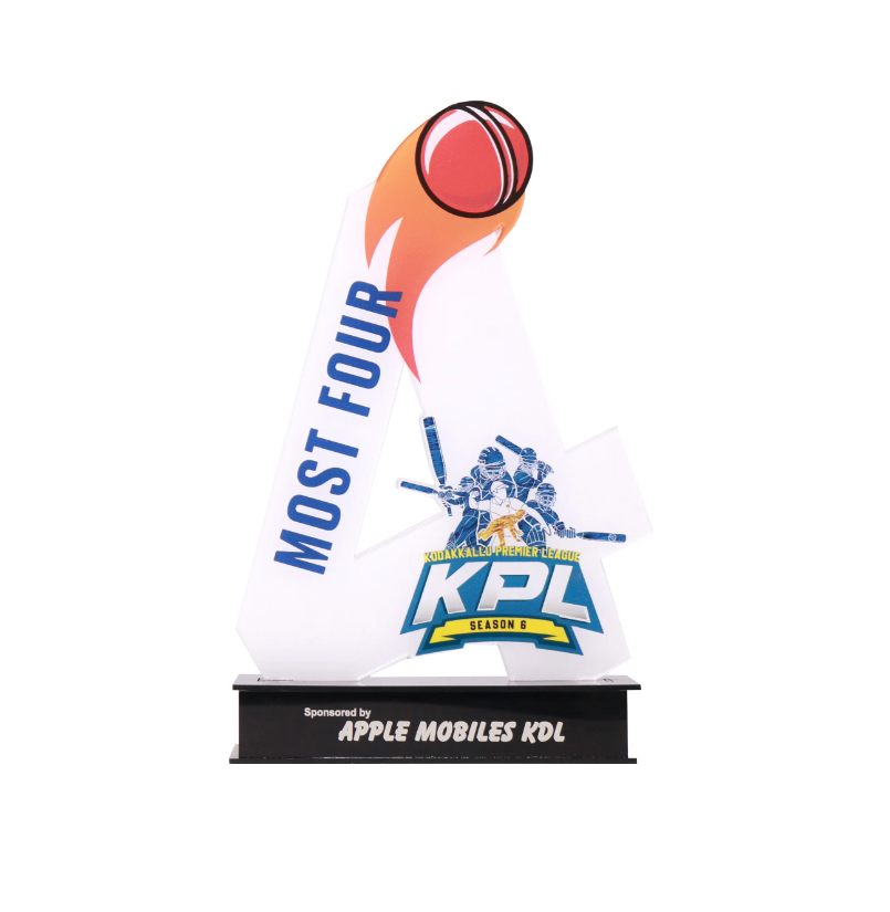 Mannar Craft Most Four Cricket Mementos 8.5H X 5.5W Inch