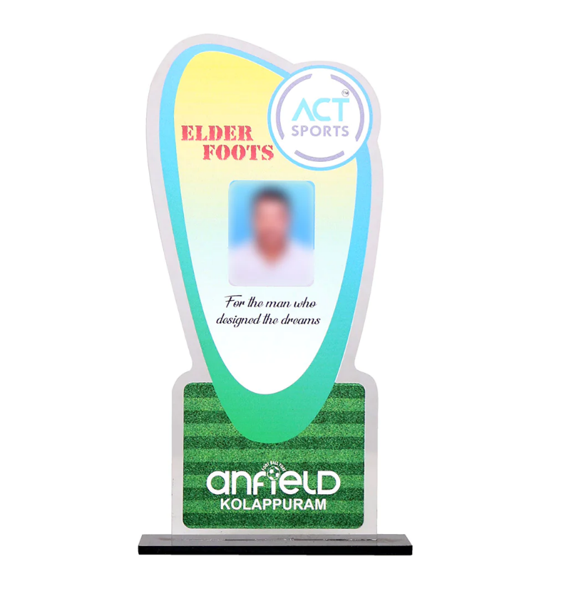 Mannar Craft Customized Acrylic Award Memento special 7.7 X 4 Inches