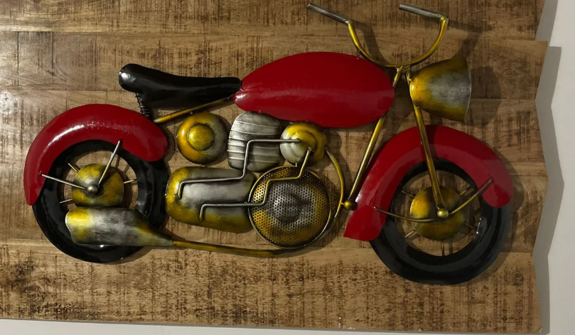 Bike Wall Hanging metal Art
