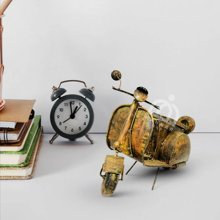 Big Size Vintage Distressed Look Metal Scooter