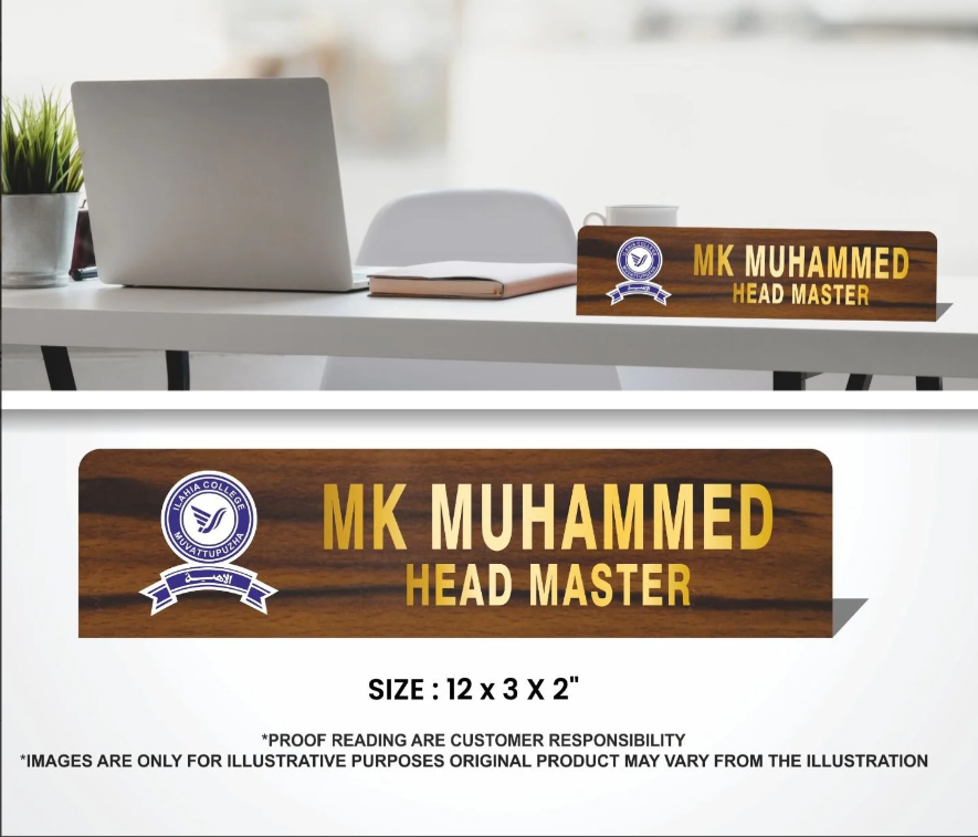 Name Board for Office-Acrylic High quality