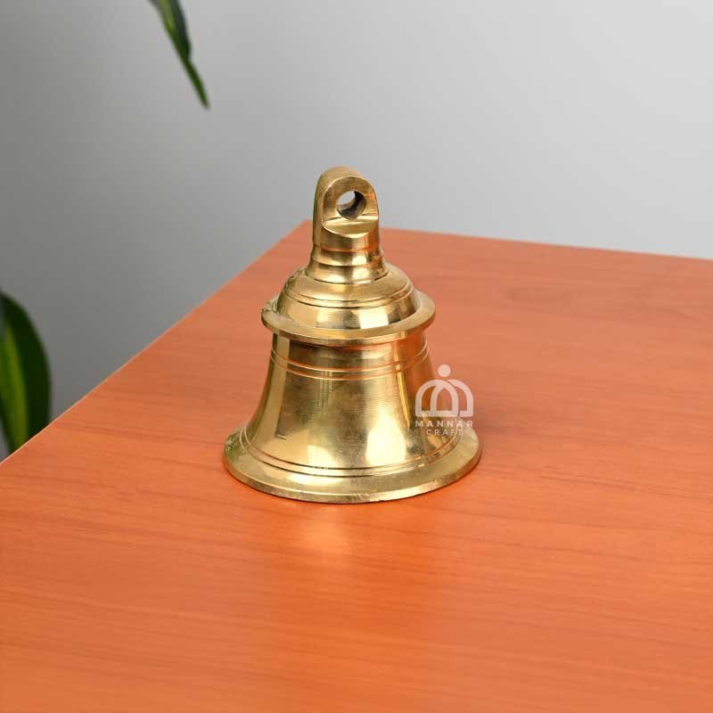 Hanging Bell with Chain for Home,Mandir Roof | Living Room Decoration | Door Bell 