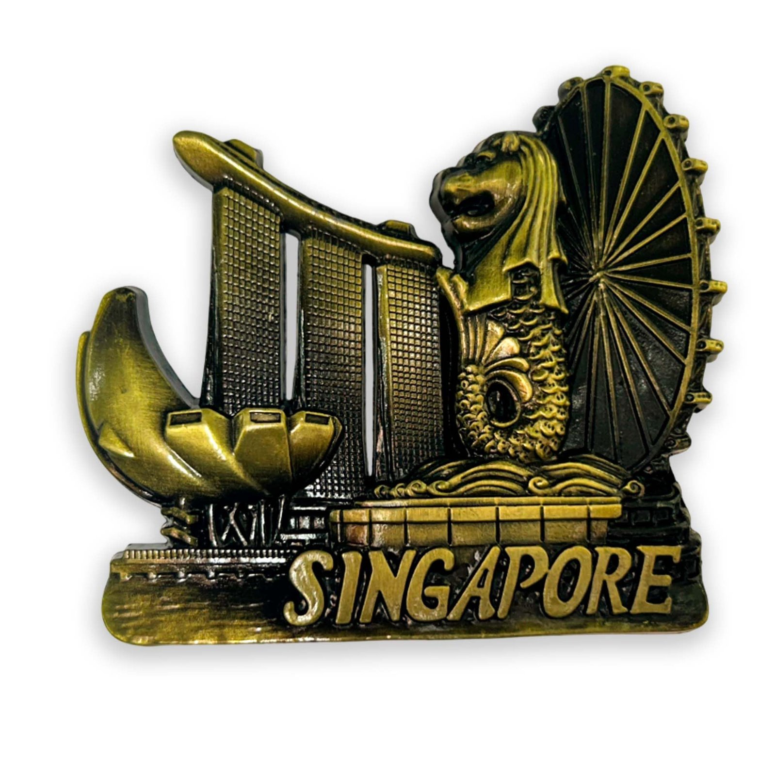 Singapore Merlion Fridge Magnet – 3D Landmark Travel Souvenir