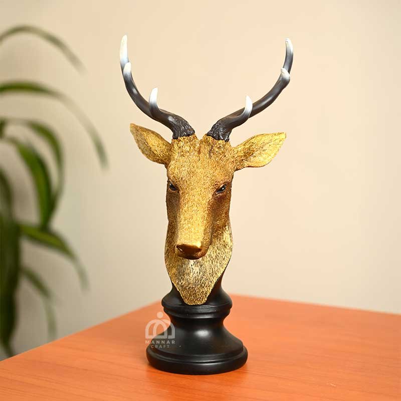 Resin Deer Statue for Home Decor | Vaastu & Feng Shui Showpiece