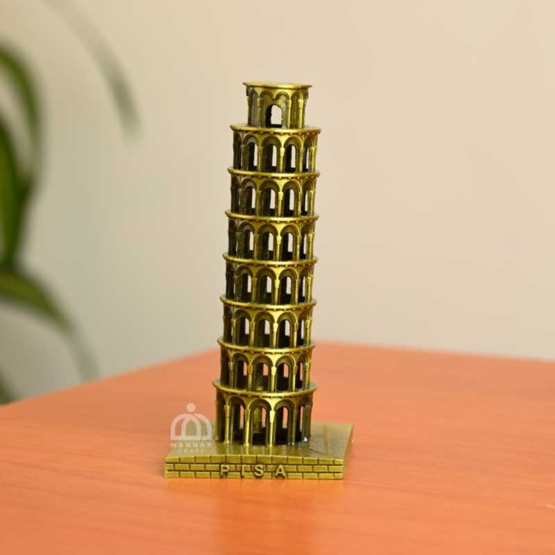 Leaning Tower of Pisa Miniature – Metal Decorative Showpiece