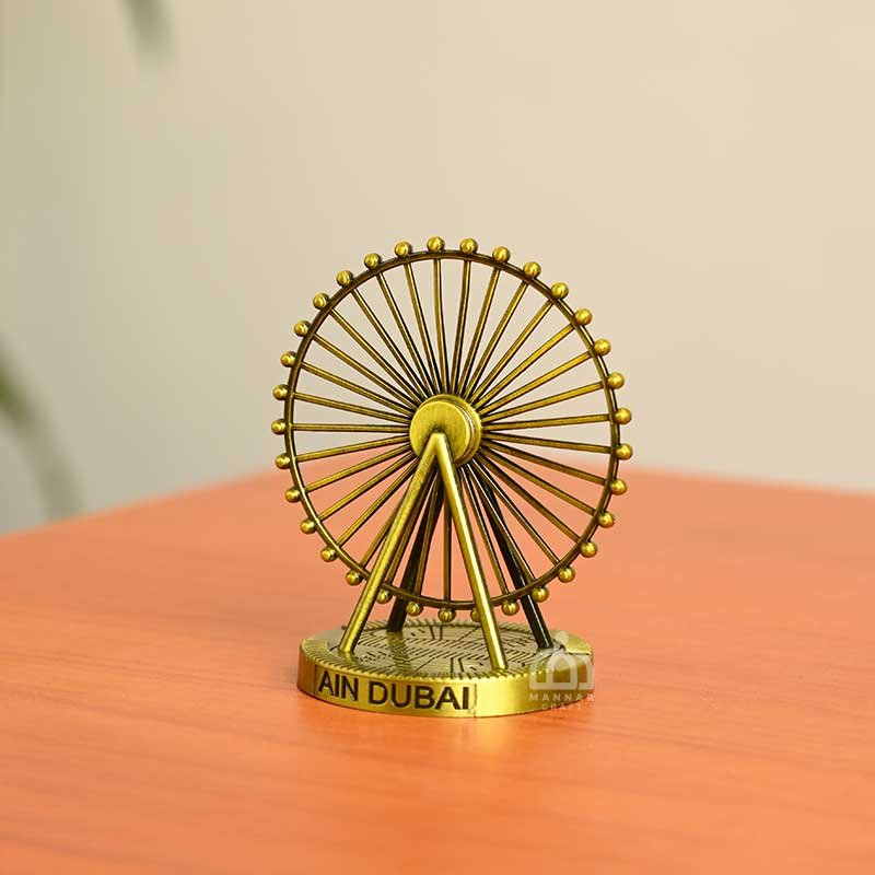 Ain Dubai Ferris Wheel Model – Rotating Metal Souvenir