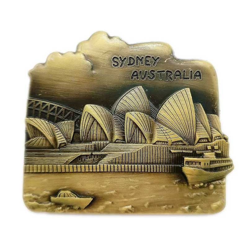 Sydney Opera House Fridge Magnet – 3D Metal Australia Souvenir