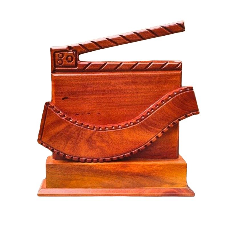 Mahogany Clap Board Memento – Premium Wooden Award Trophy