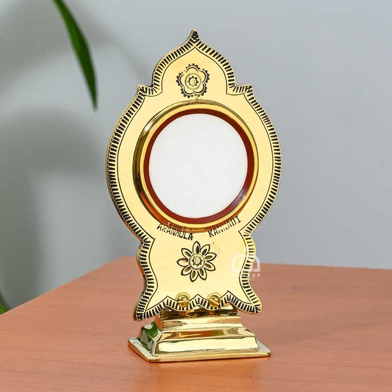 Traditional Premium Aranmula Kannadi - 2.5 Inch | Perfect for Home Decor and Gifting