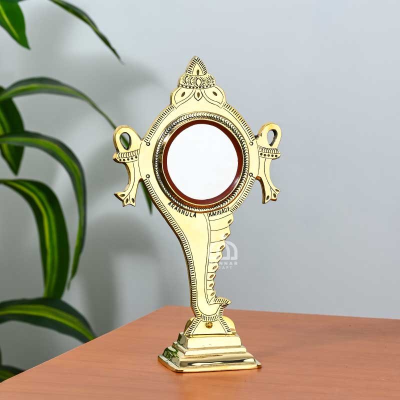 Aranmula kannadi, shank peedom special model (metal mirror) - 3 inch