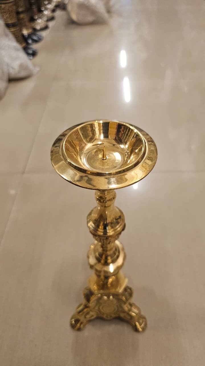 Brass Candle Holder Stand – Traditional Decorative Holder