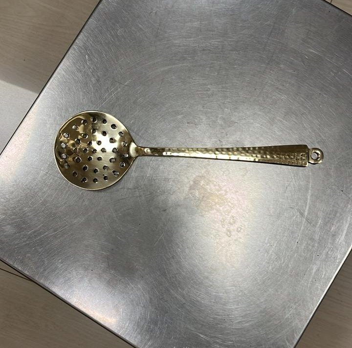Brass Skimmer – Traditional Heavy Duty Cooking Ladle