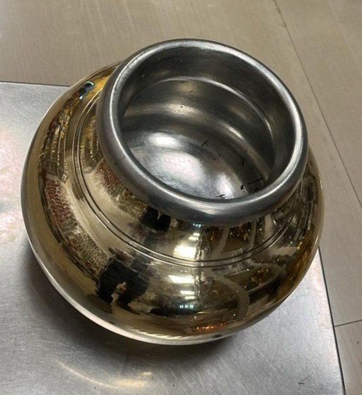 Brass Pot with Tin Coating – Traditional Kalai Cooking Vessel