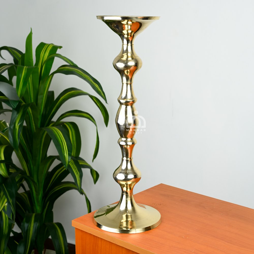 Brass Plant Vase – Elegant Traditional Home Décor Accent