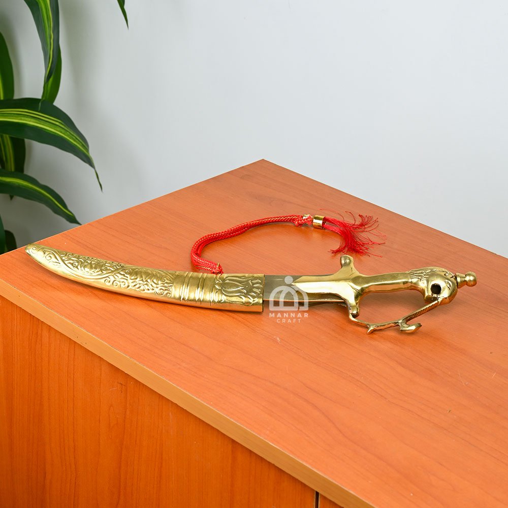 Elegant Brass Sword – Traditional Decorative Brass Weapon