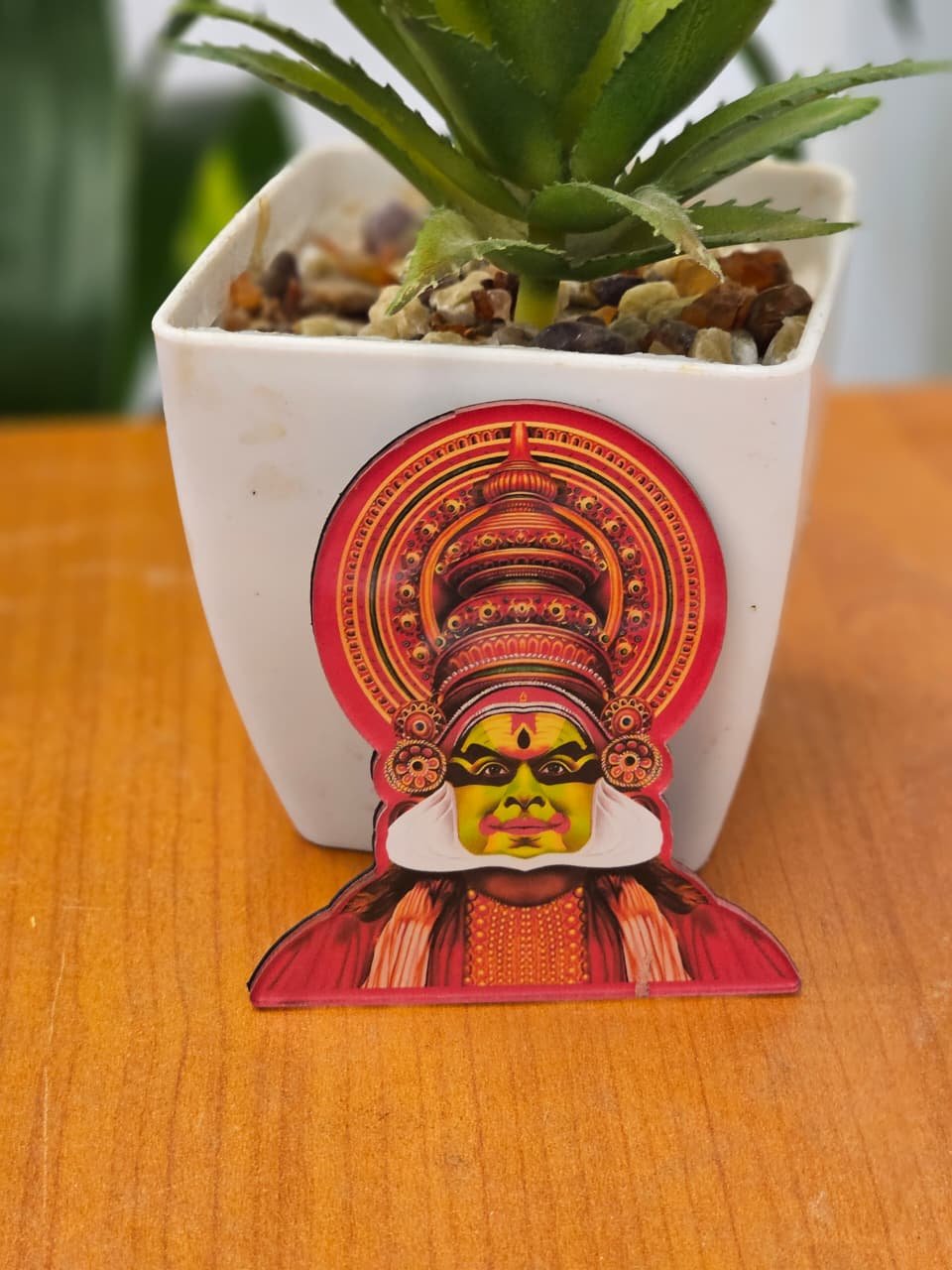 KATHALAI FACE 5  - Acrylic Fridge Magnets – Stylish Decorative Kitchen Magnets