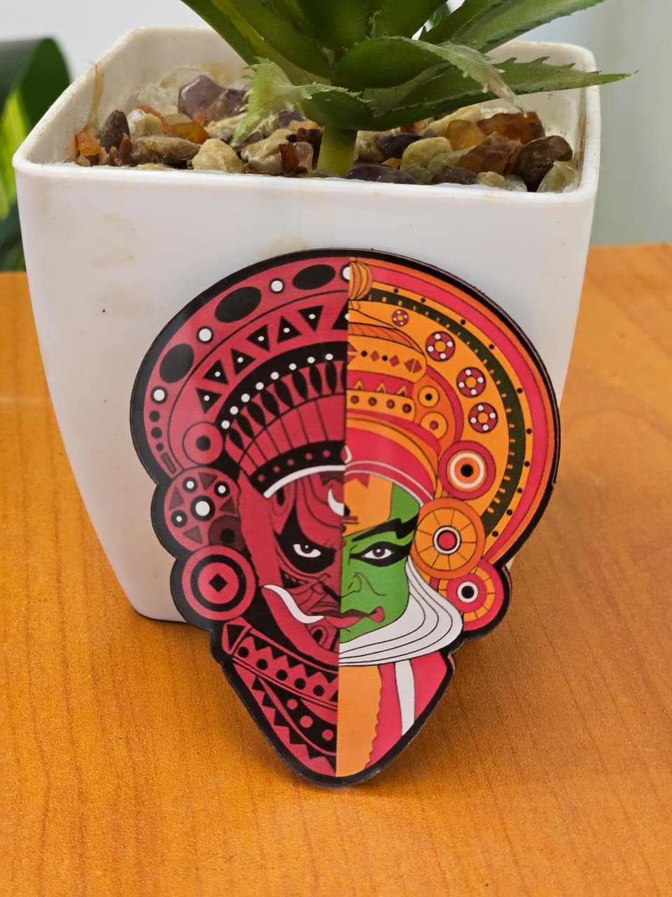 KATHALAI THEYYAM MIX  - Acrylic Fridge Magnets – Stylish Decorative Kitchen Magnets