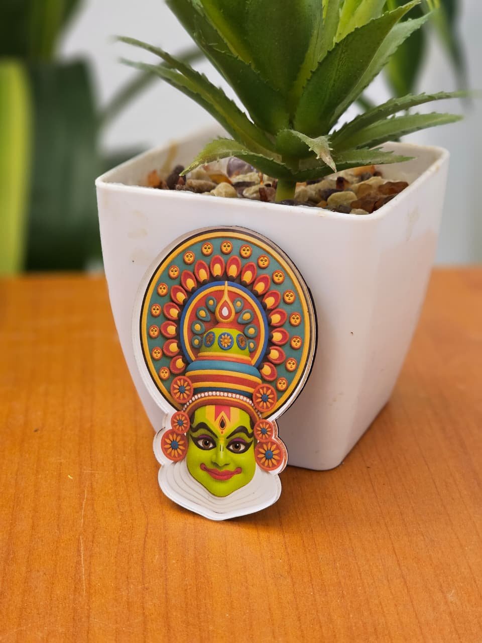 KATHALAI FACE 01  - Acrylic Fridge Magnets – Stylish Decorative Kitchen Magnets