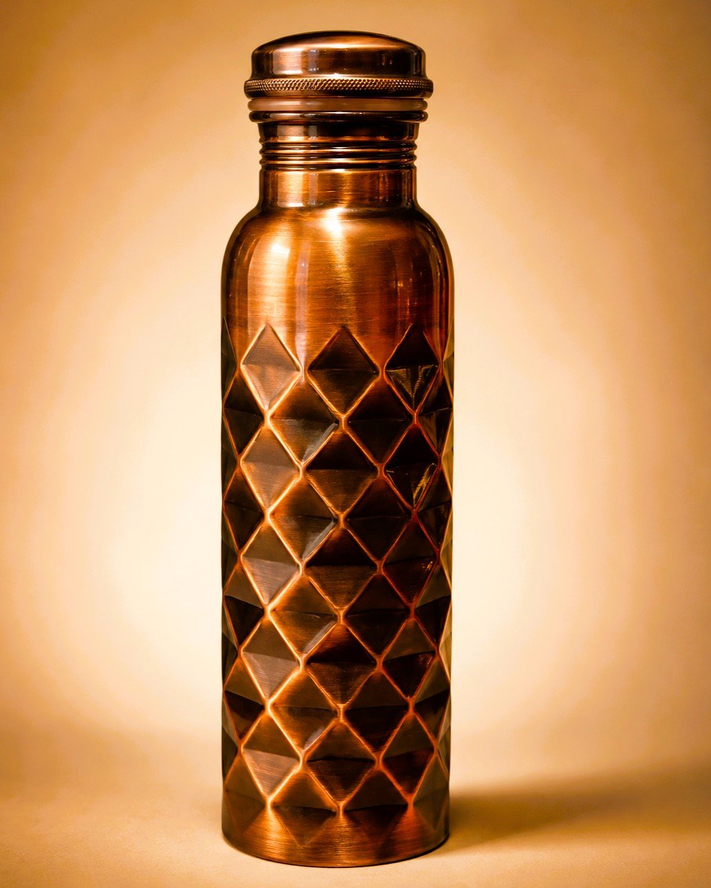Copper Water Bottle Antique Design – Pure Copper Drinkware