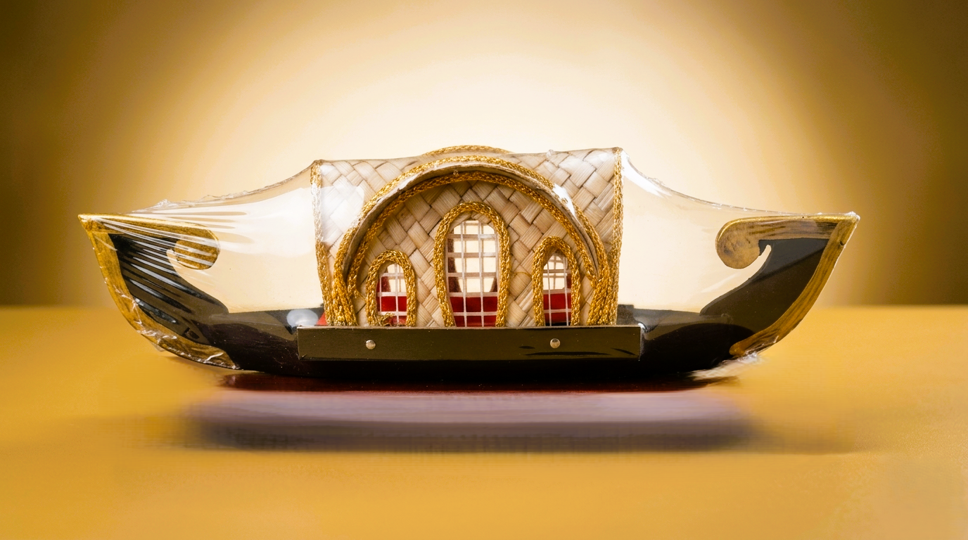 Kerala Houseboat Showpiece – Handcrafted Décor 1