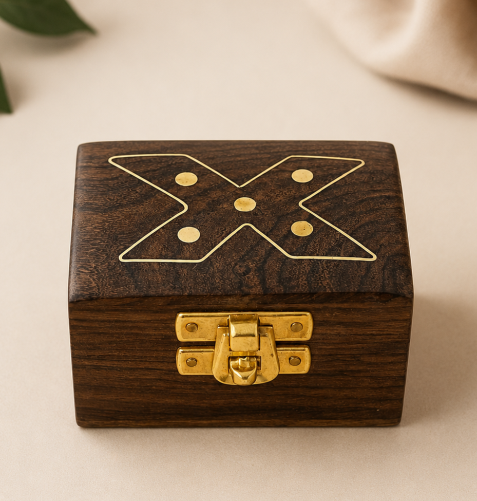 Wooden Ring Box – Handmade Wedding & Engagement Ring Holder