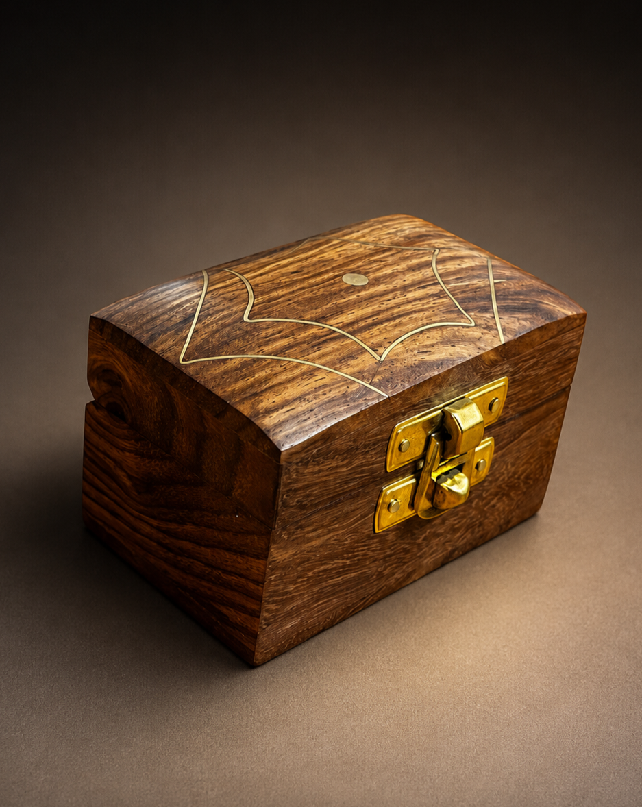 Wooden Ring Box – Handmade Wedding & Engagement Ring Holder